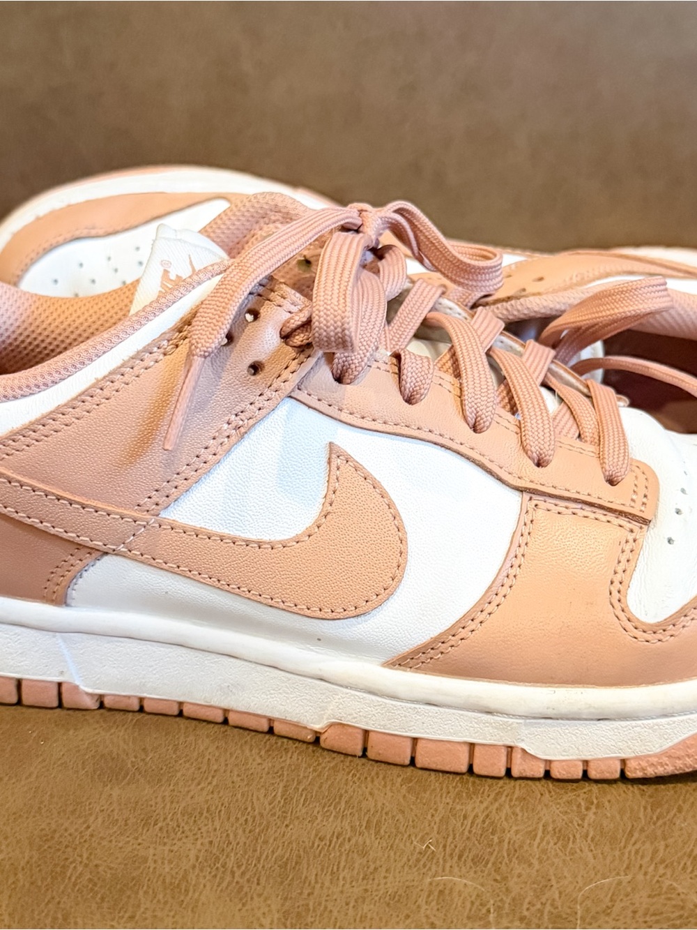 Nike Dunk Low - White & Light Pink Sneakers